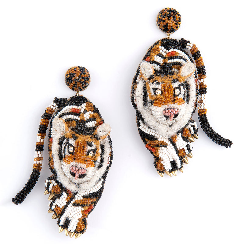 Tiger Earrings